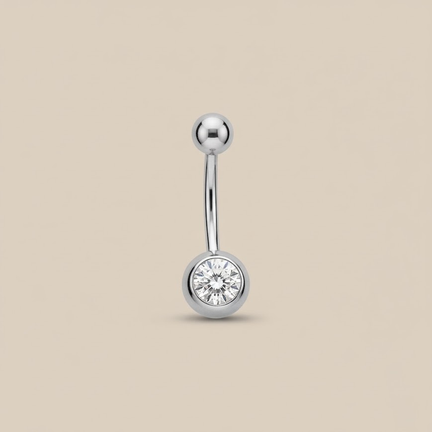 Moon plateado con strass