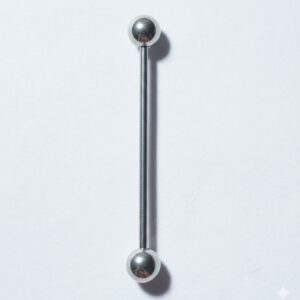 Barra industrial plateada