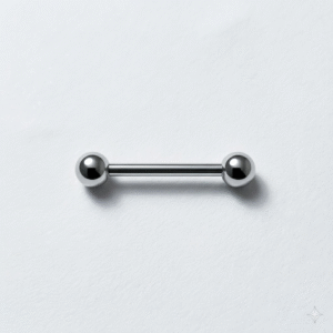 barra nipple básica para piercing nipple de acero quirurgico