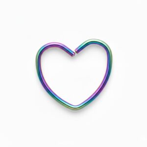 sinfín corazón tornasol