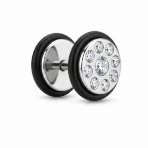 Falso expansor con detalles y strass