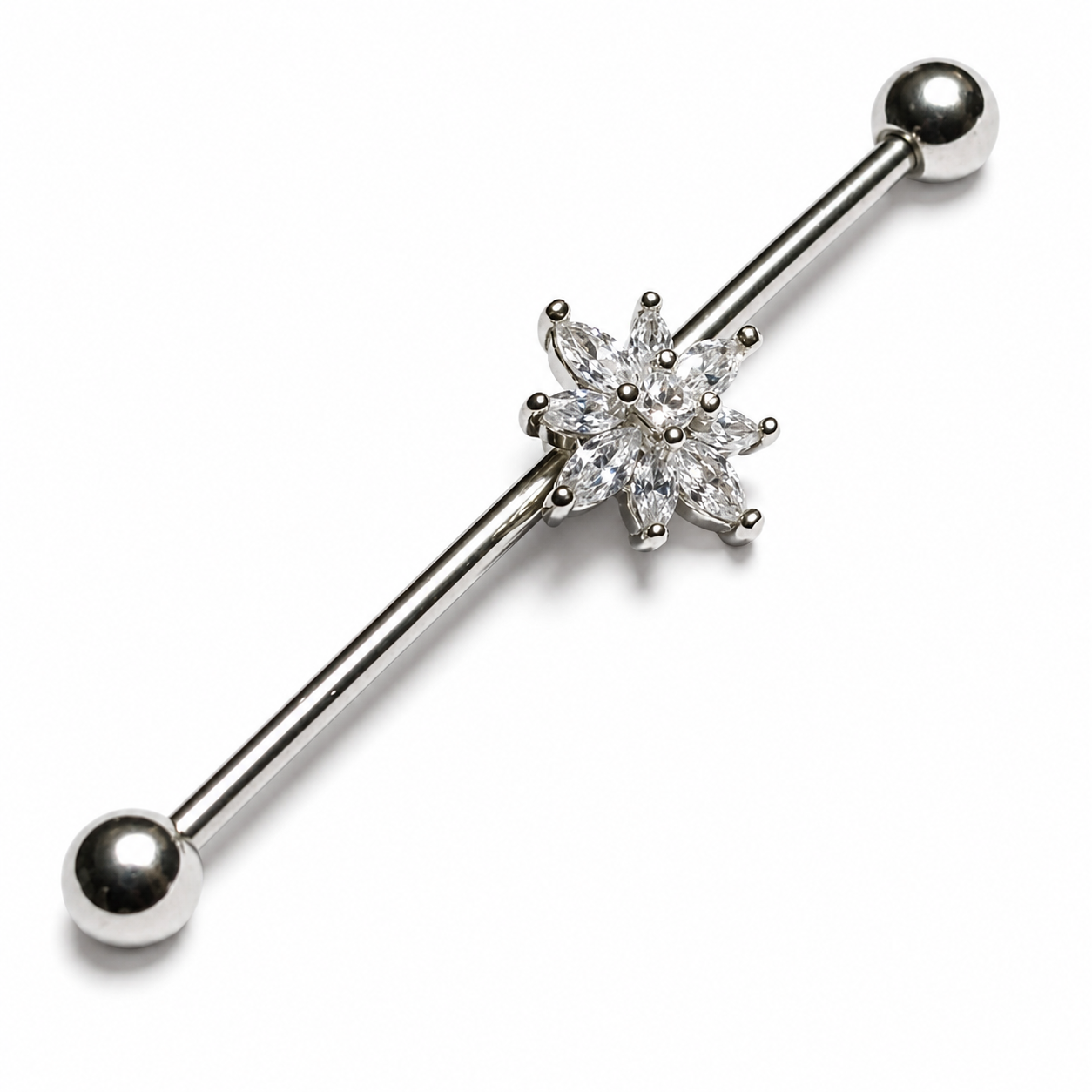 Barra industrial flor con strass