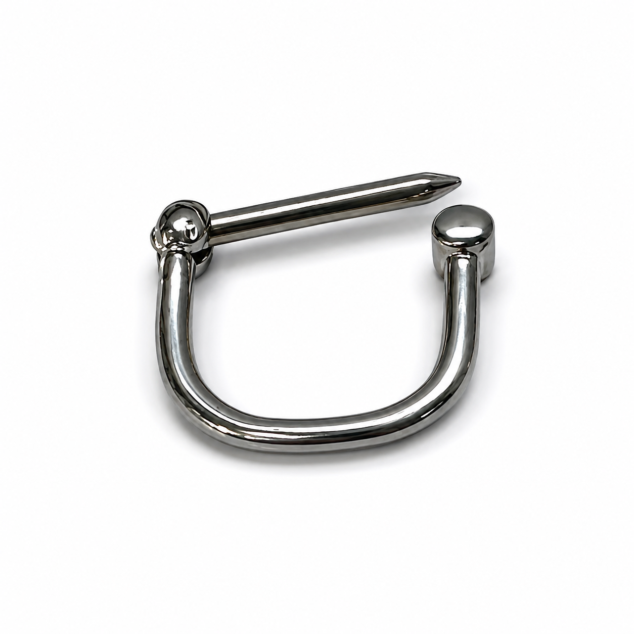 Septum clicker "U" plateado