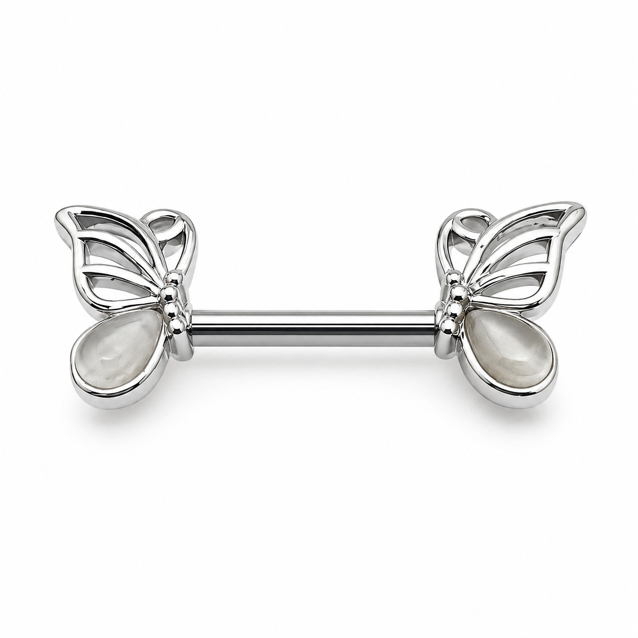 Barra nipple diseño mariposa
