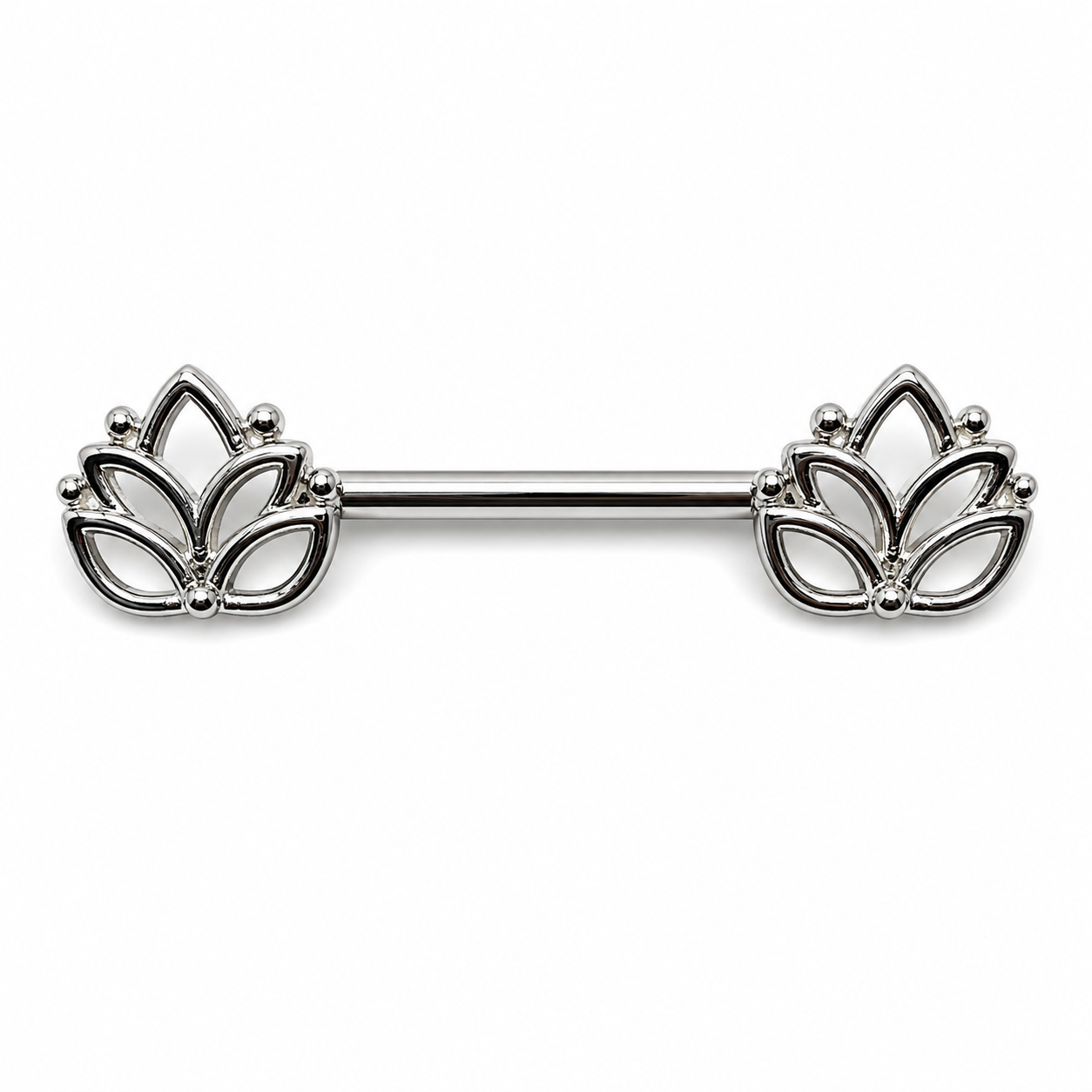 Barra nipple "flor Lotus"