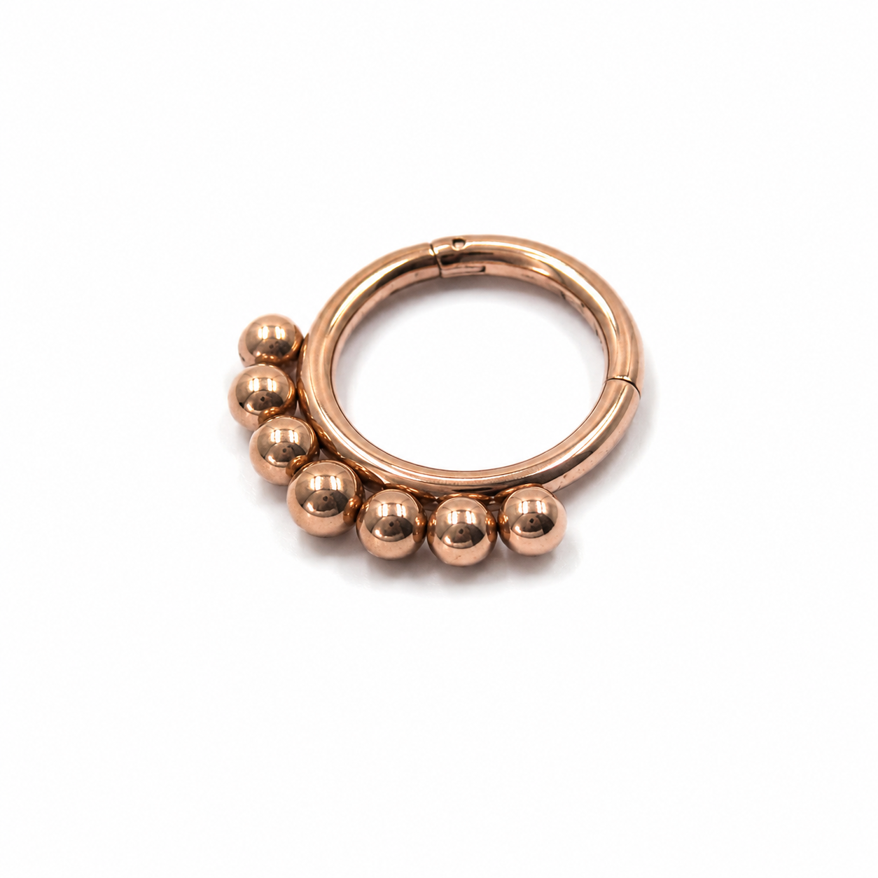 Clicker oro rose con filigranas