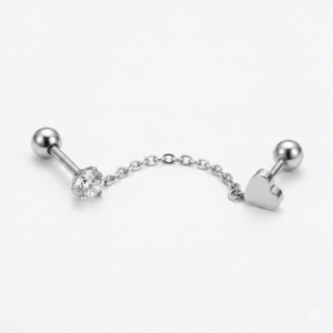 Doble hélix cadena strass
