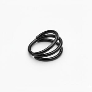 Clicker negro diseño triple