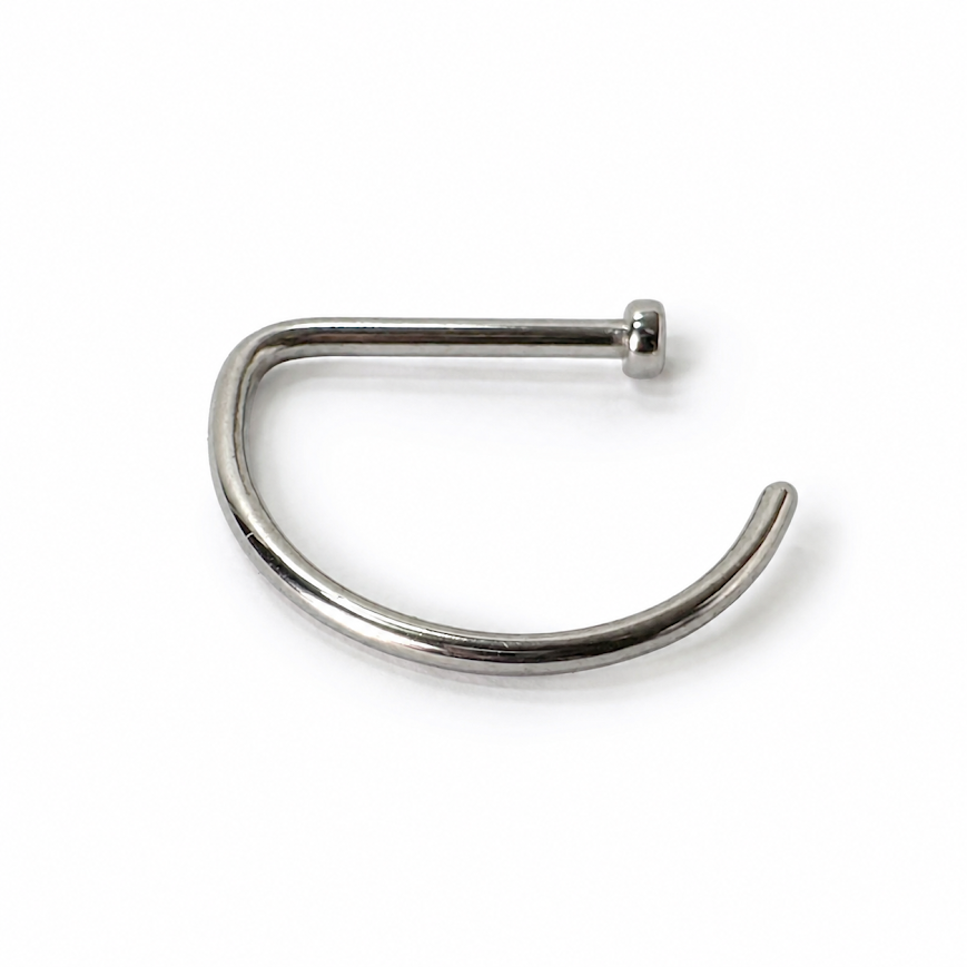 Nostril plateado G-RING