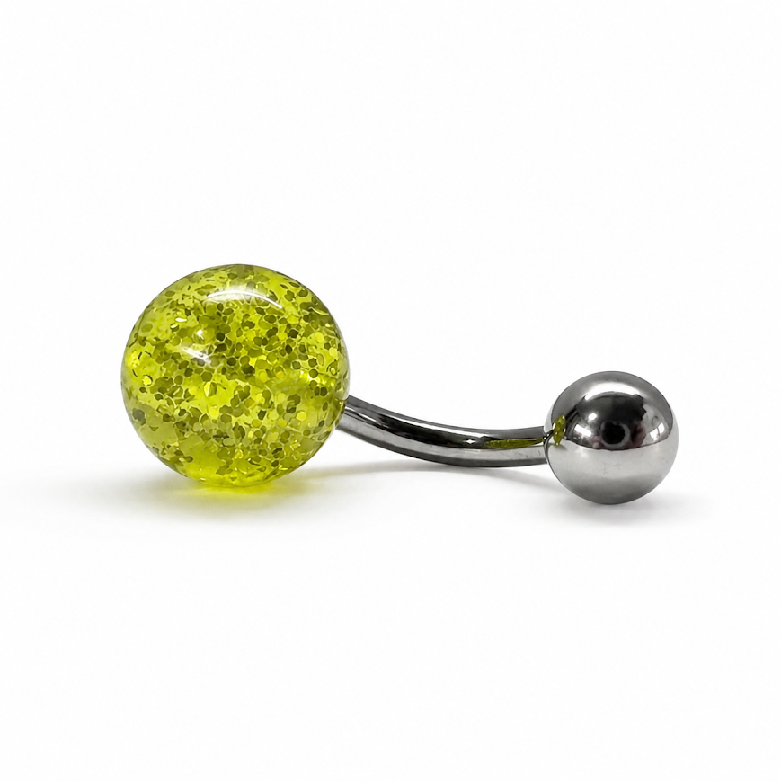 Moon gel amarillo con glitter