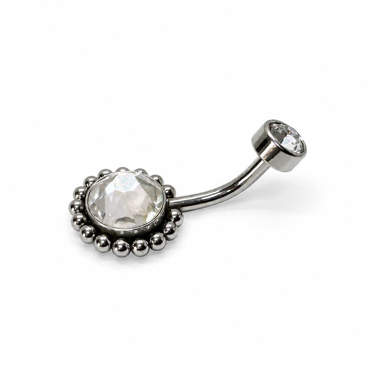Moon plateado strass y filigranas
