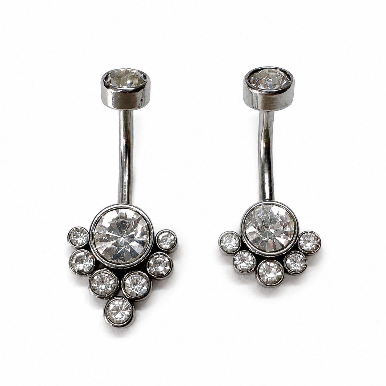Moon plateado multi strass