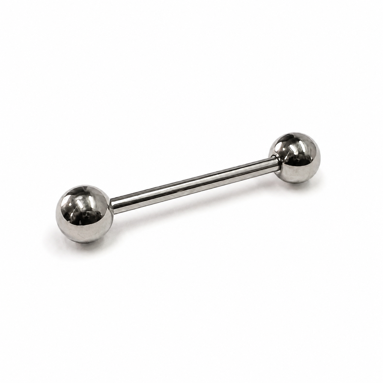 Nipple de titanio plateado