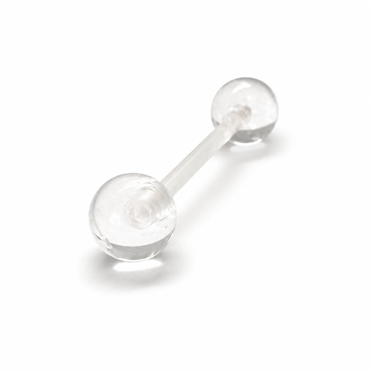 Barra para lengua de silicona transparente