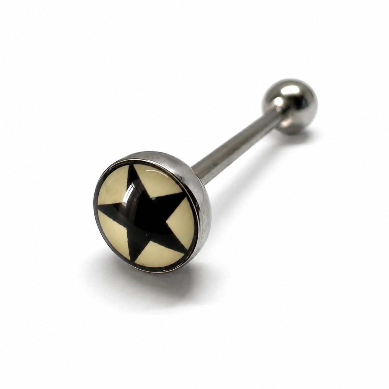Barra para lengua diseño estrella