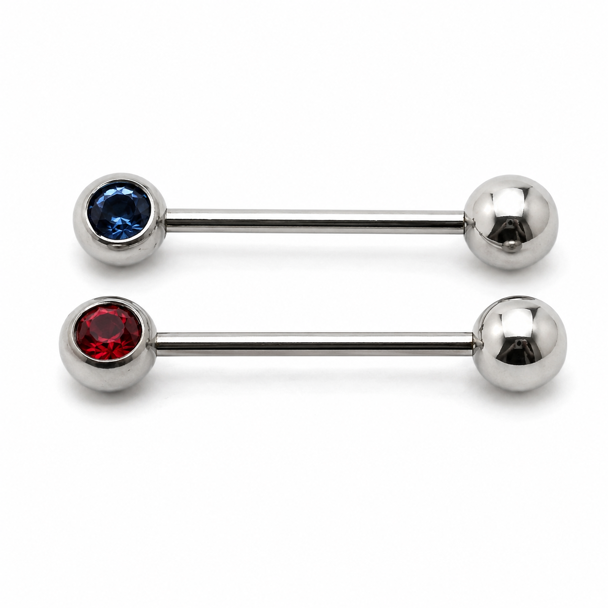 Barra para lengua strass lateral