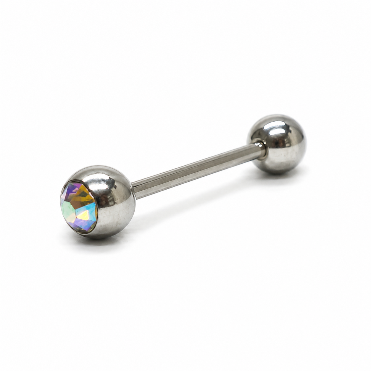 Barra para lengua strass tornasol